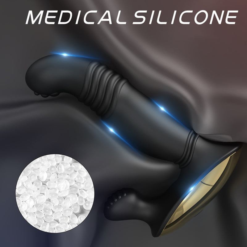 YoYoLemon 前立腺マッサージャー P スポット刺激装置男性用、振動アナルおもちゃ